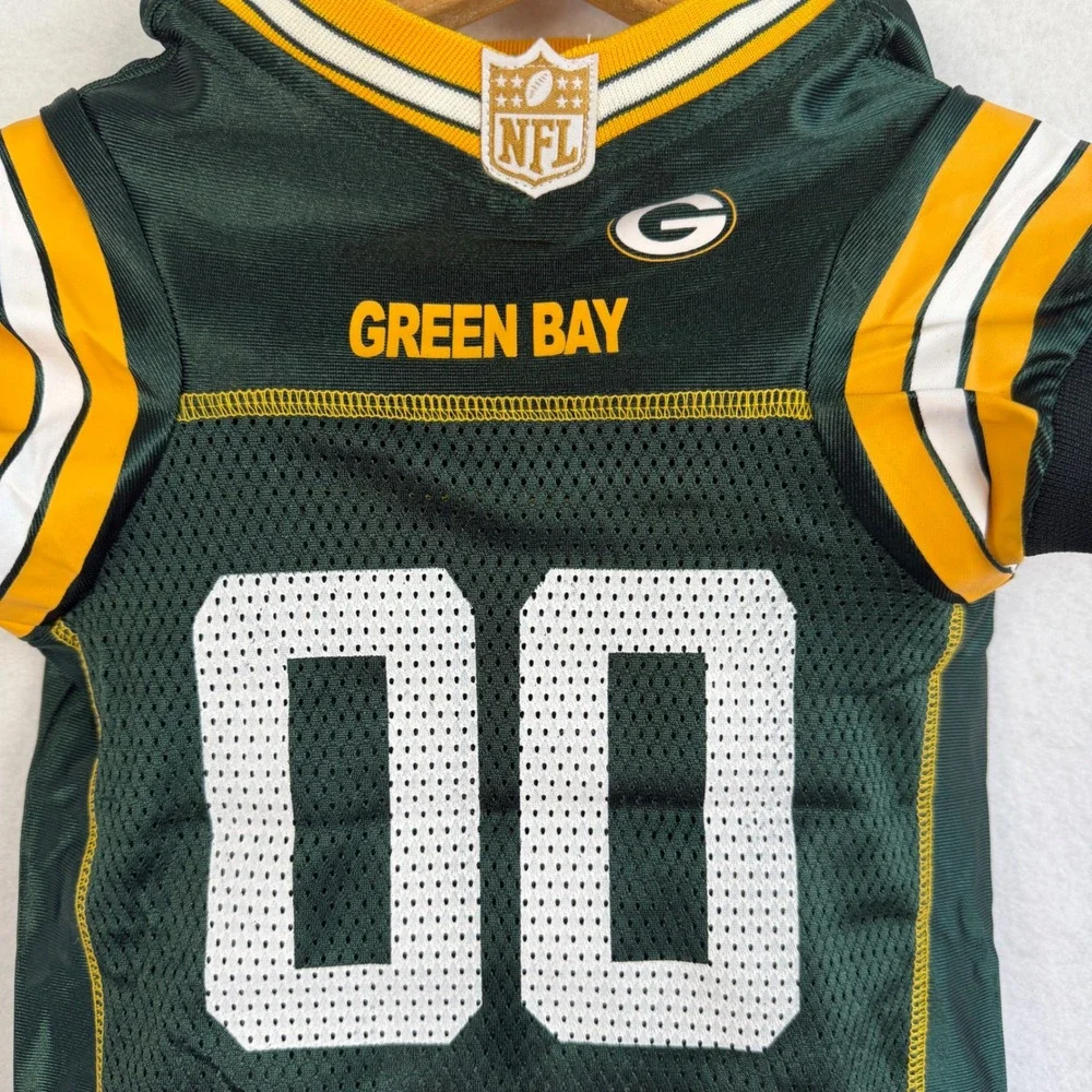 Bundle Green Bay Packers NFL Dog Jersey Size Large Football‎ Pet Apparel